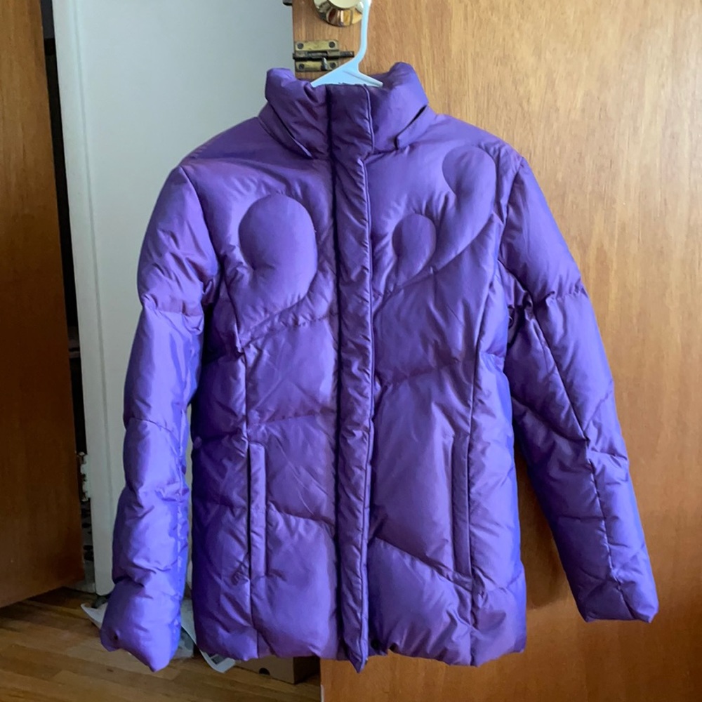 Girls Purple Down Puffer Coat